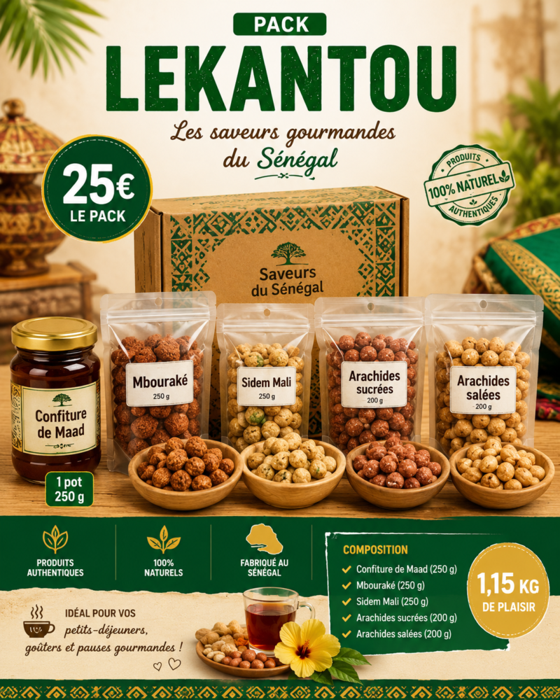 Pack Essentiel — Produits Africains 25,00 €