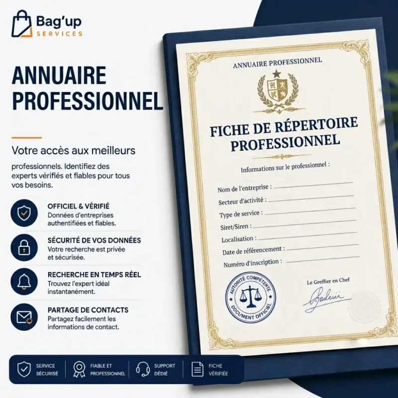 Annuaire Professionnel